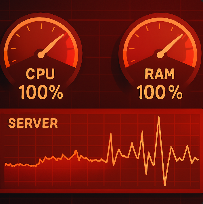 Linux服务器CPU/内存占用100%?原因定位与优化实战