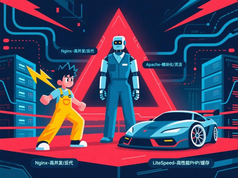 [Web服务器对决] Nginx vs. Apache vs. LiteSpeed：2025年性能、功能与适用场景深度对比