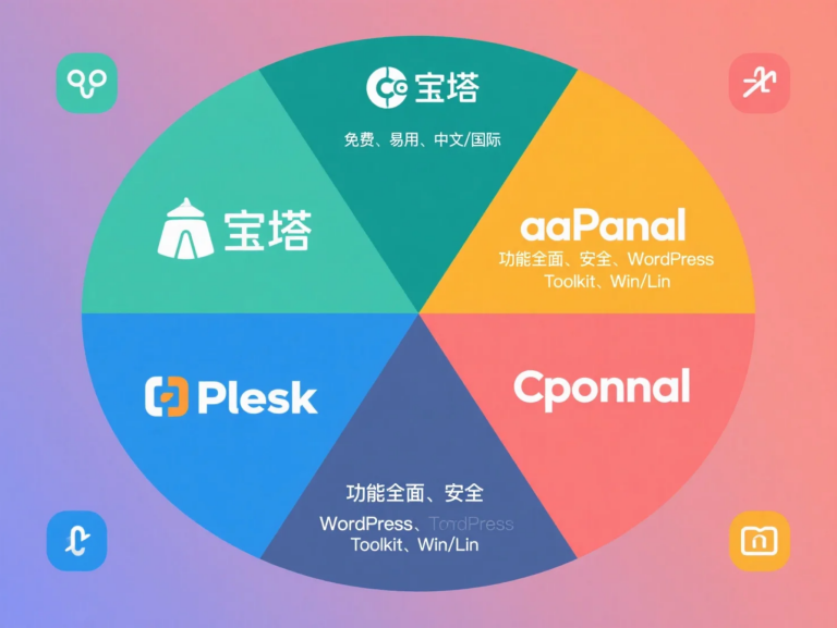 [服务器面板对比] 宝塔、aaPanel、Plesk、cPanel 哪家强？功能、性能与价格横评 (2025)