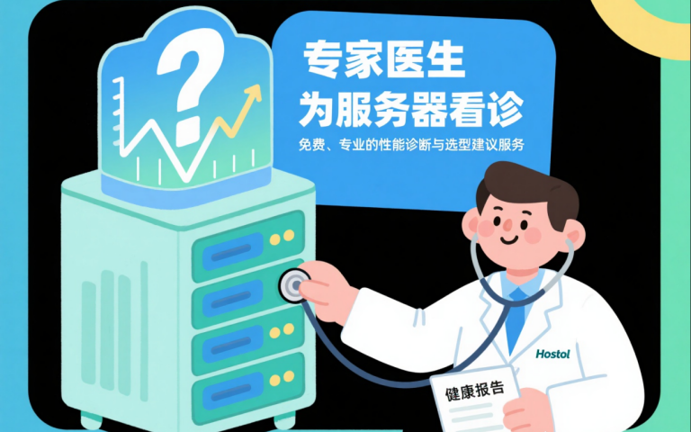 服务器配置选择困难?Hostol提供免费性能诊断与选型优化服务