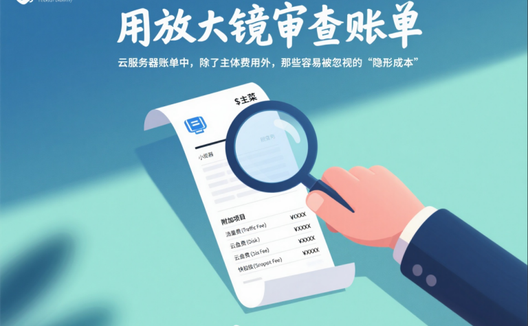 云服务器成本控制指南:揭秘4大隐形成本(流量/云盘/快照)