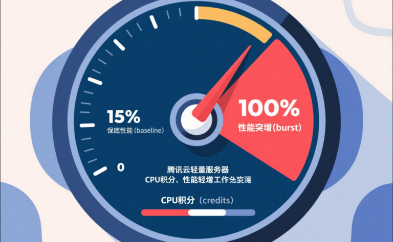 腾讯云轻量服务器性能深度解析:CPU积分限制与套餐选择指南