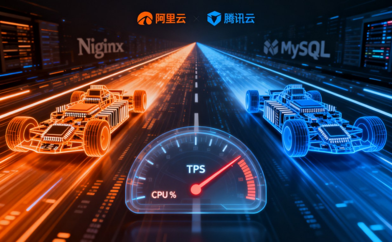阿里云ECS vs 腾讯云CVM:2核4G服务器性能实测对比 (2025)