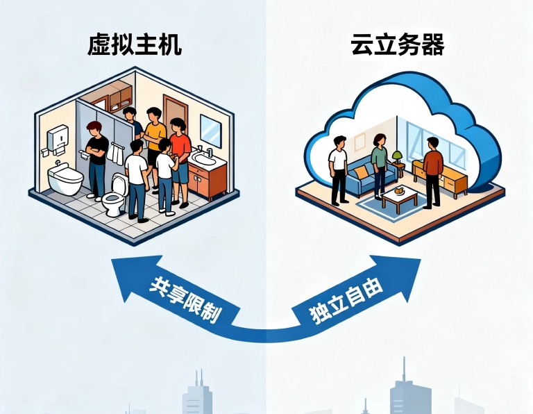 云服务器究竟是什么?一篇文章看懂它与虚拟主机的区别
