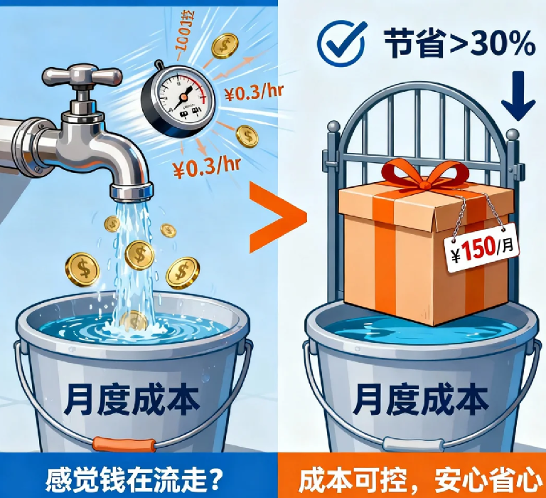 《云服务器“按量付费”陷阱:3种情况下包年包月更划算》
