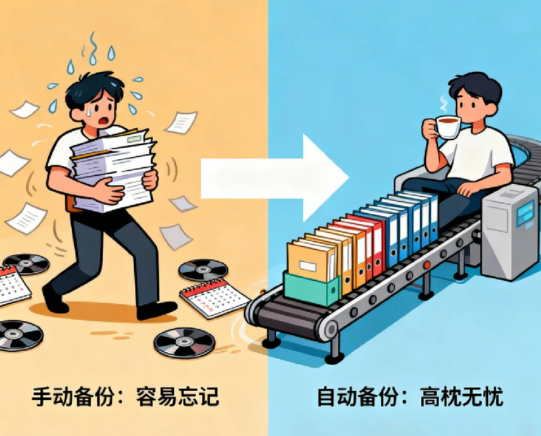 《数据备份总忘记?设置这个自动任务,从此高枕无忧》