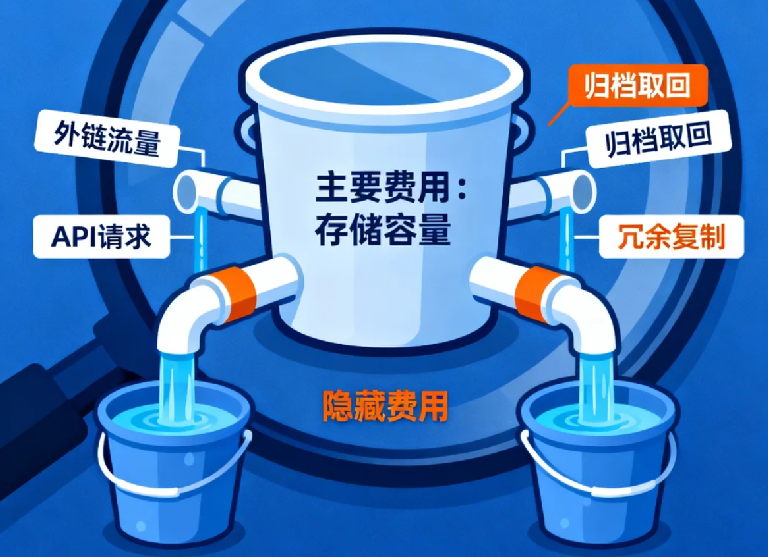 对象存储费用暴涨?4个隐藏扣费项和避坑方法