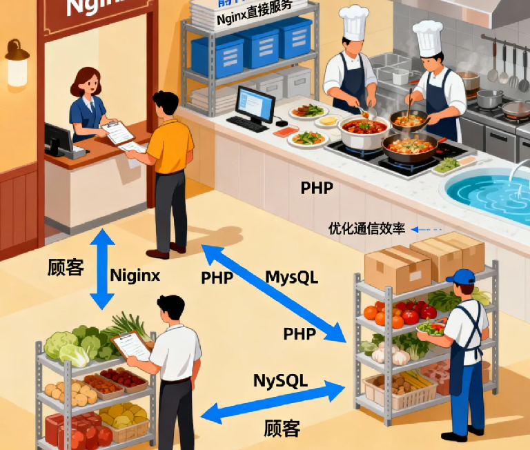 LNMP环境深度解析：PHP、Nginx、MySQL如何协同工作？