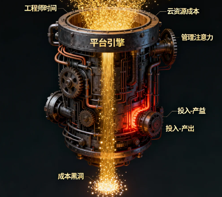 平台工程的回报周期：内部开发者平台的“成本黑洞”与价值证明