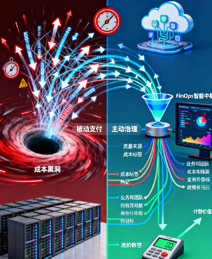 混合云账单“隐身术”：如何用“逆向流量”分析与FinOps按住飙升的成本？