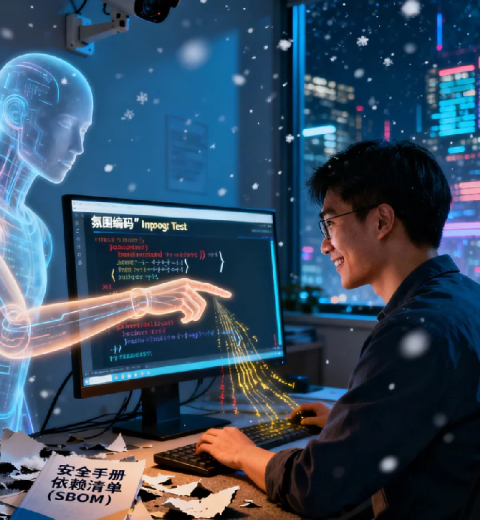 “氛围编码”时代的安全盲区：当AI成为你的首席工程师，谁在审核它引入的漏洞？