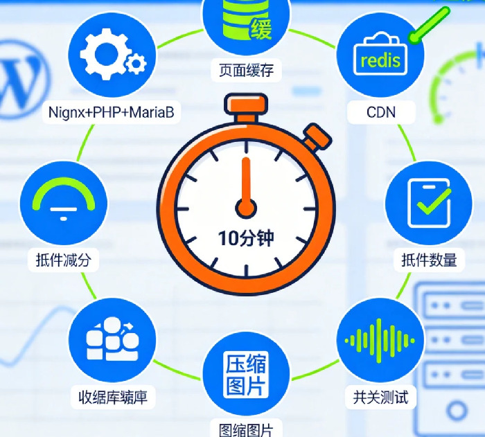 10分钟搭一个能扛住高并发的WordPress网站（内附优化清单）