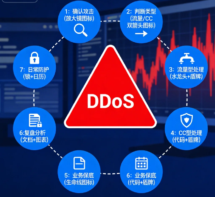 网站被DDoS攻击怎么办？服务器应急处理全流程