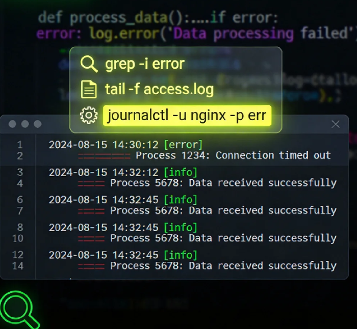 服务器日志不会看?常用日志分析命令与技巧