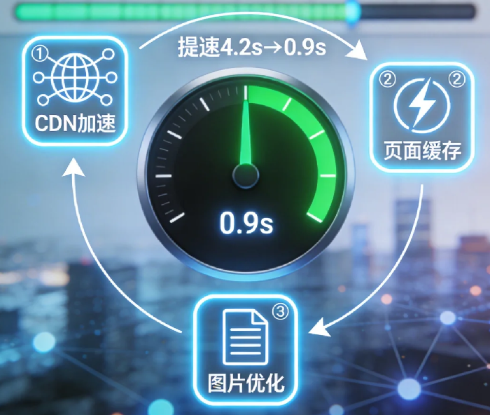 网站访问慢?试试这3招加速技巧(CDN+缓存+图片优化)