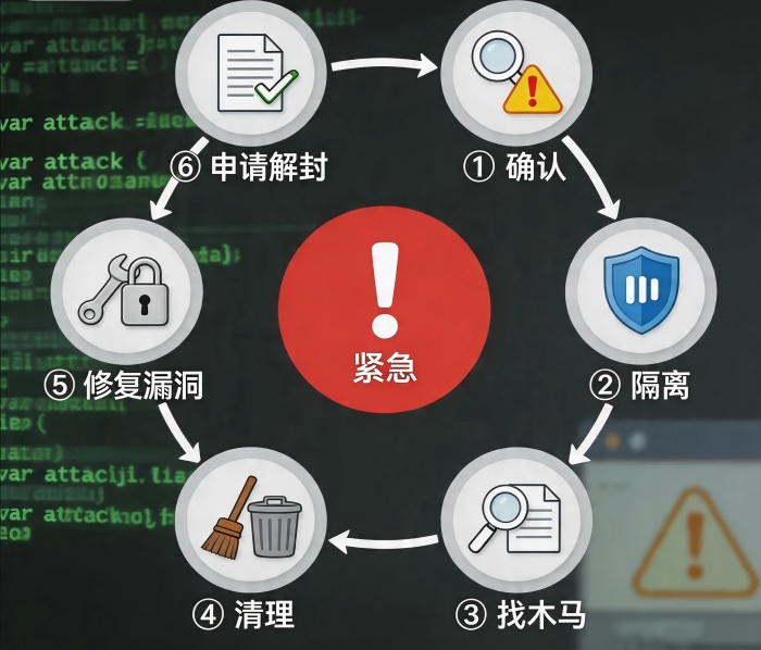 网站被黑了？被挂马后的应急处理与清理步骤