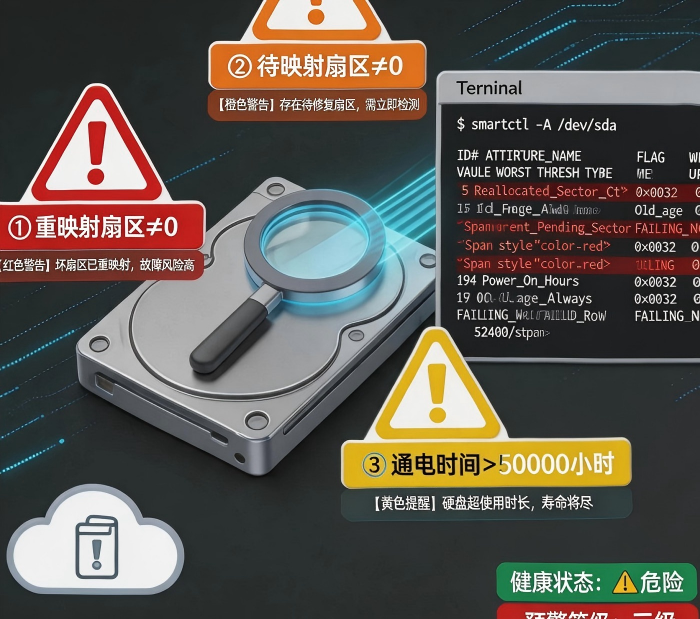 硬盘要坏了都不知道？SMART健康检测实战教程