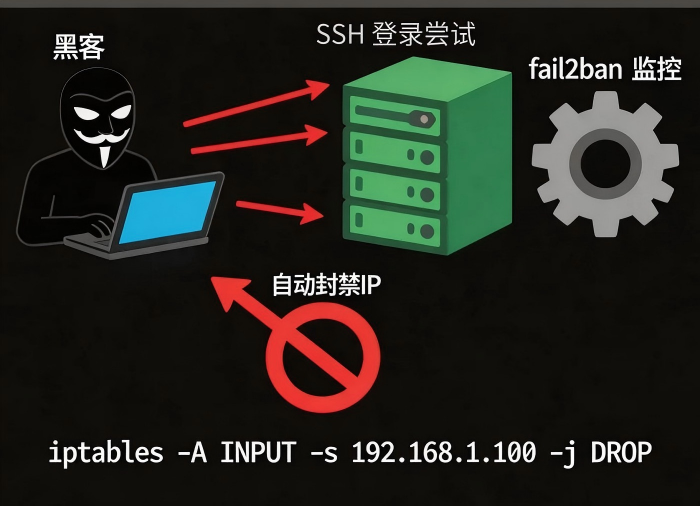 暴力破解挡不住？fail2ban自动封禁IP实战