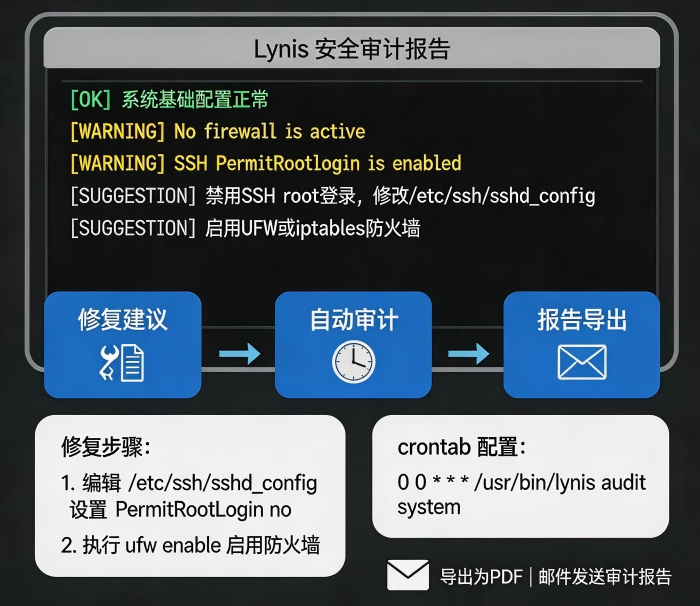 服务器安全吗？Lynis一键安全审计帮你查漏