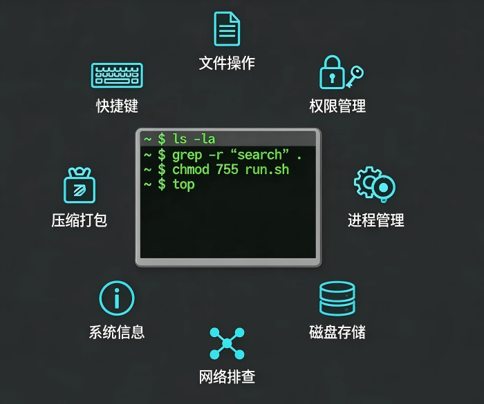 超实用！Linux服务器常用命令速查手册