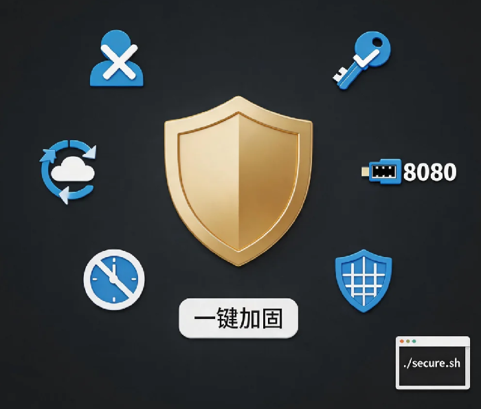 服务器安全基线:CentOS/Ubuntu一键加固脚本