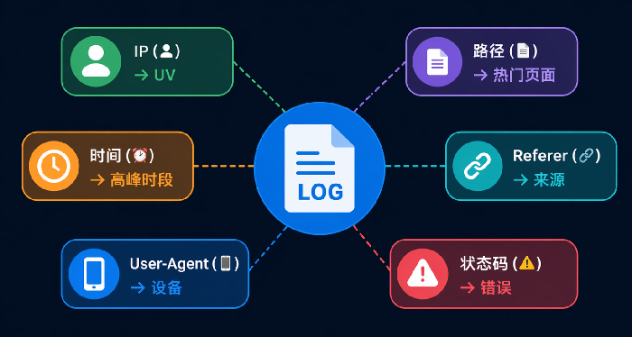 网站访问日志分析:从IP到用户行为
