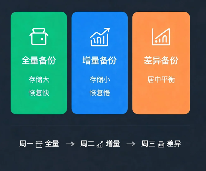 全量、增量、差异备份：三种策略怎么选？