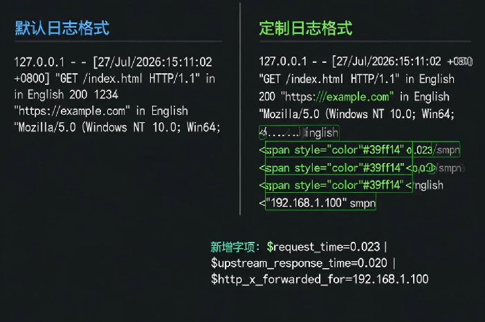 Nginx日志格式定制：如何记录更有价值的访问信息？