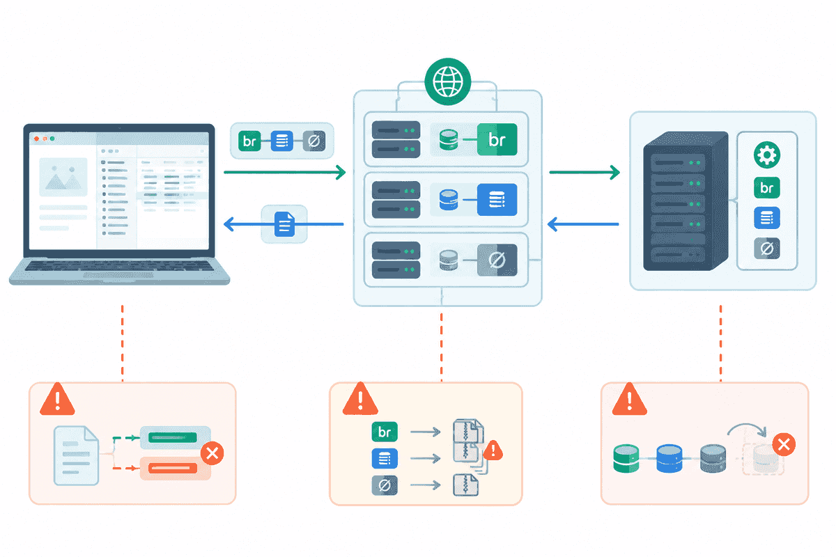 网站开启 Brotli/Gzip 后加载异常?Content-Encoding、Vary 与 CDN 缓存排查指南